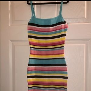 Love Star Ribbed Knit Dress Size Medium